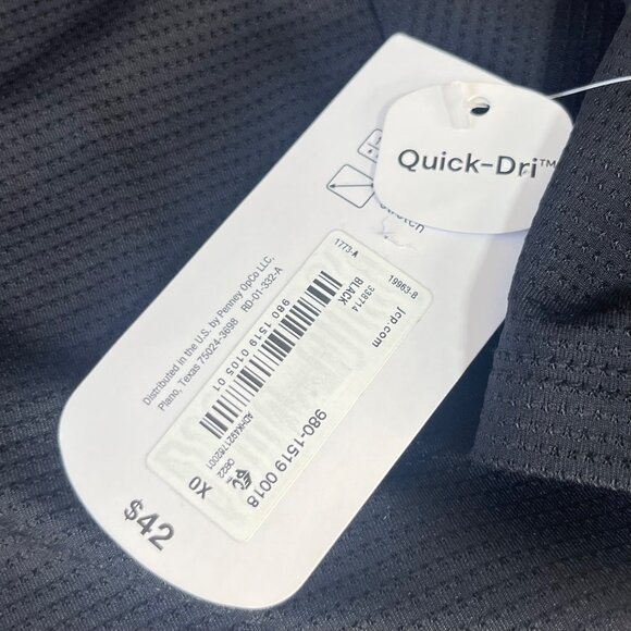 Xersion QuickDri Short Sleeve Tshirt Womens 0X Black New Activewear Mesh Workout - Picture 7 of 8